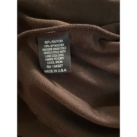 Jill Alexander Chocolate Brown Plus Size Jumpsuit – Sizes 1X–3X - Picture 8 of 10